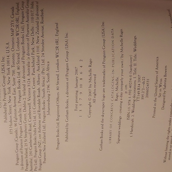 🟢Wedding Book  Michelle Rago - Picture 6 of 12